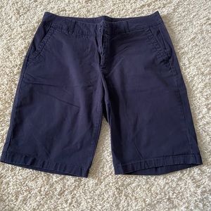 Navy Bermuda shorts